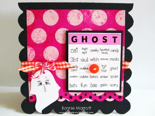 Ghostie scalloped card
