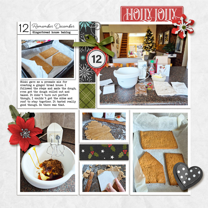 Gingerbread house making