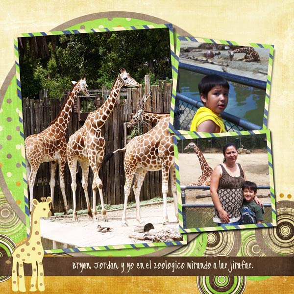 Giraffes (left)