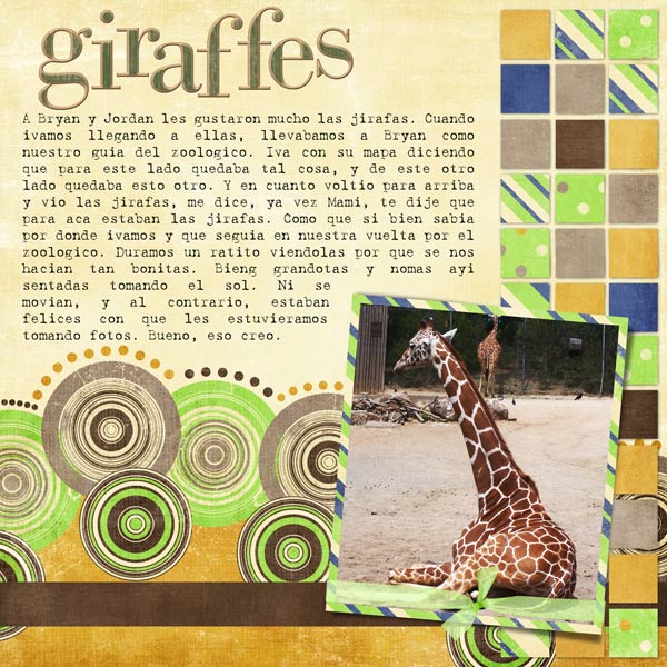 Giraffes (right)