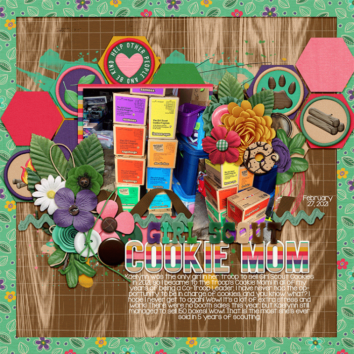 Girl Scout Cookie Mom