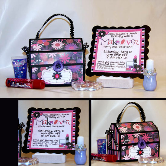 Girl's Day Out Makeover Party Favor
