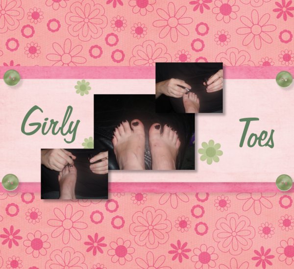 Girly toes