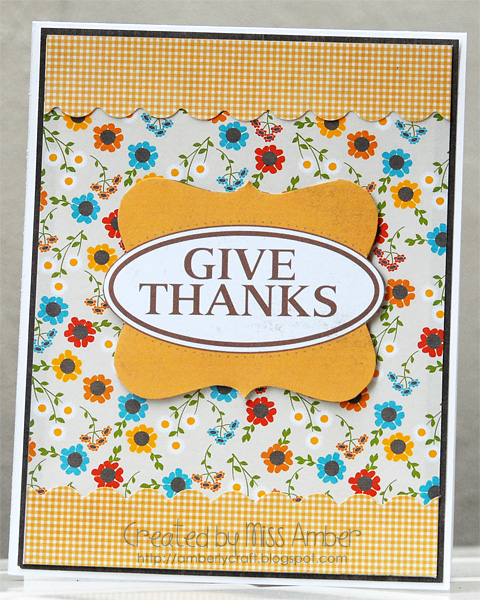 Give Thanks Card