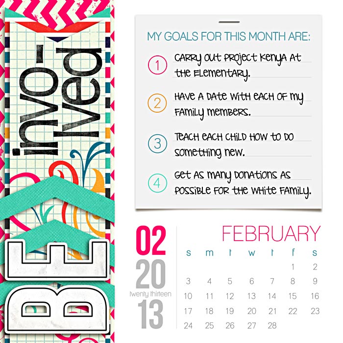 Goal Calendar 2