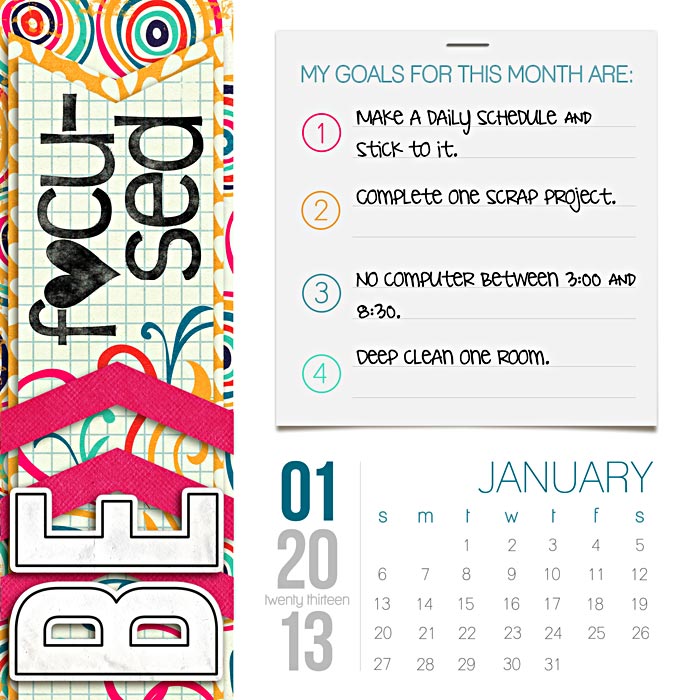 Goals Calendar