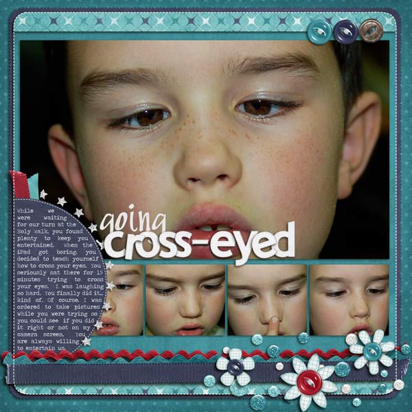 going cross-eyed