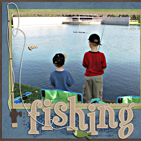 Gone Fishing -left