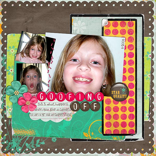 Goofing off