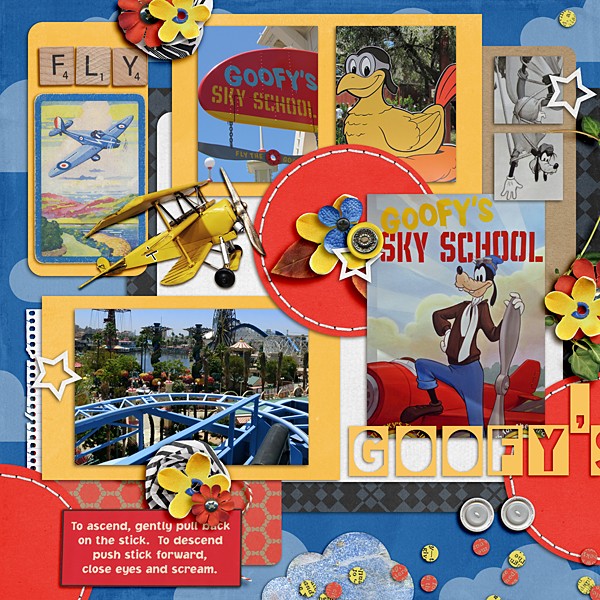 Goofy's Sky School (Left)