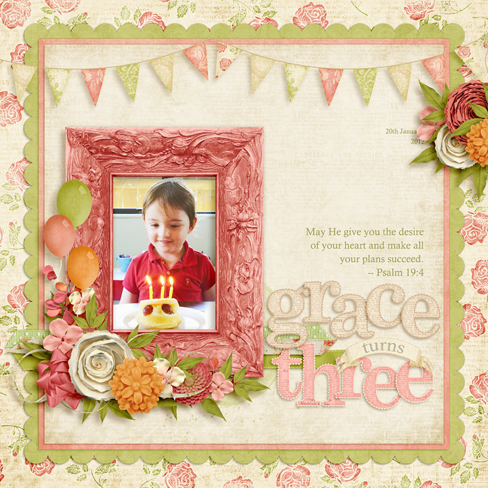 Grace turns three