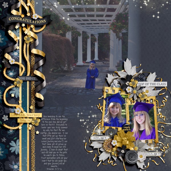 Grad:  Then & Now (preschool & HS - 2010/2023)