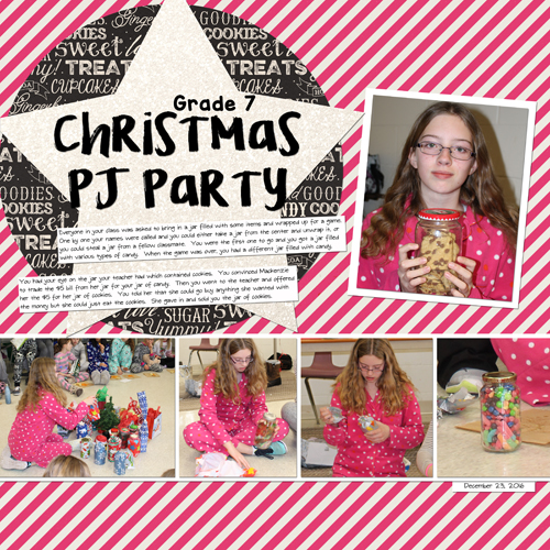 Grade 7 Christmas PJ Party