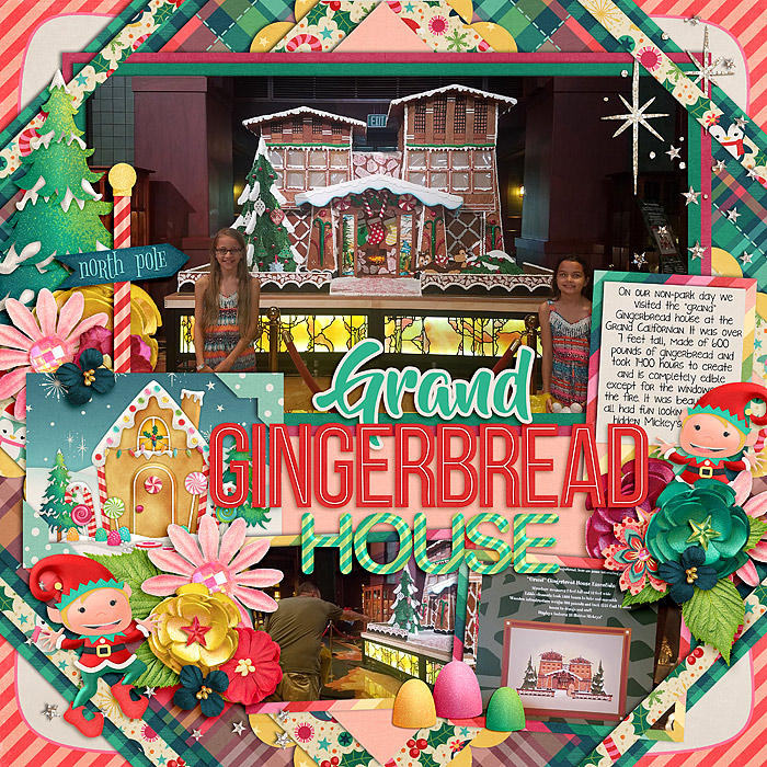 "Grand" Gingerbread House