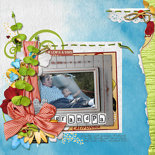 Grandpa and me - SAL 7/6 and color challenge - 7/18