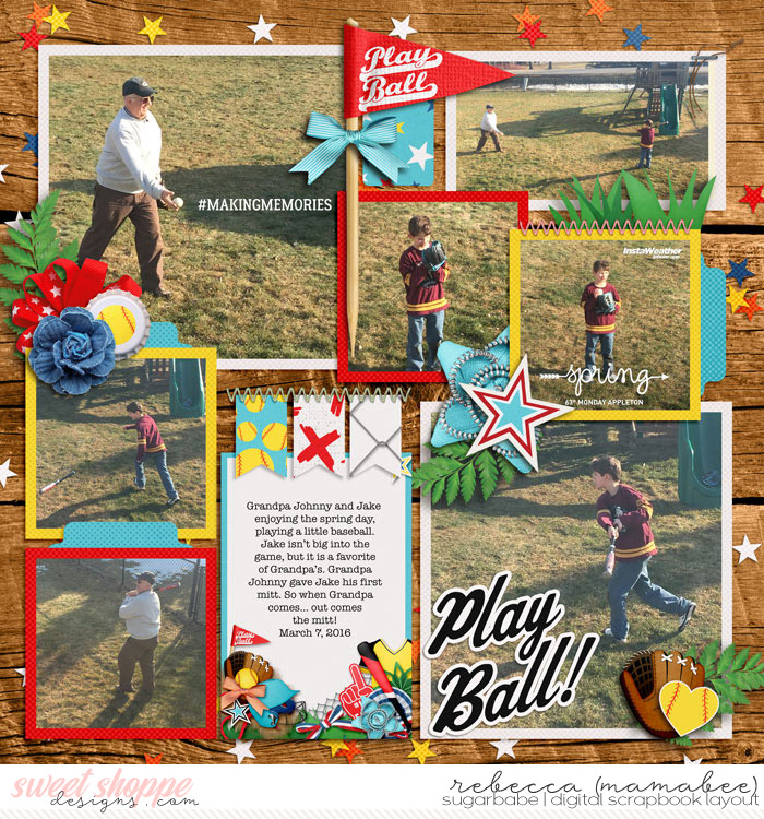 Grandpa J and Jake baseball
