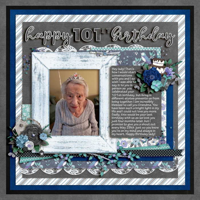 Grandparents - Grandma's 101st Birthday