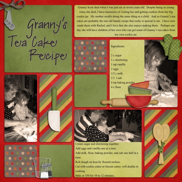 Granny's Tea Cake Recipe