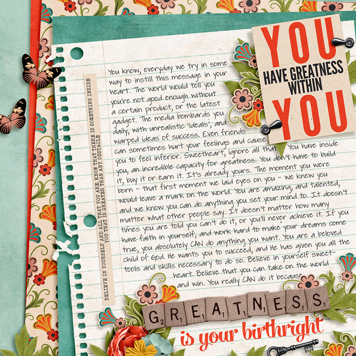 Greatness is your birthright