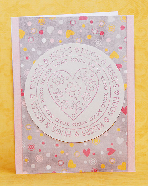 Grey -- Hugs and Kisses Card