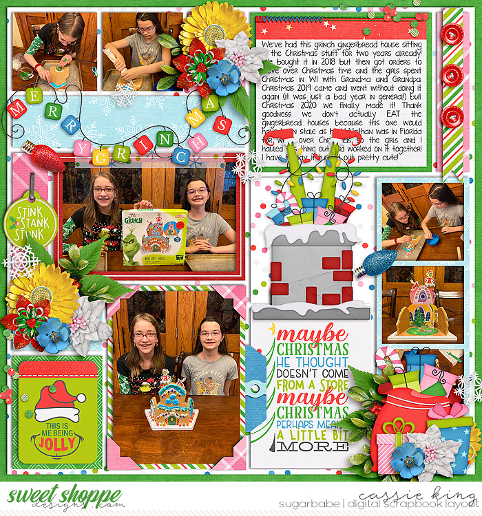 Grinchy Gingerbread House