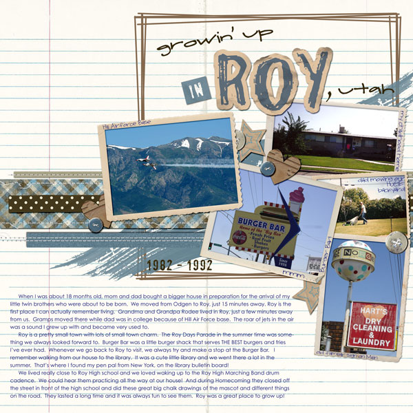 Growing Up in Roy