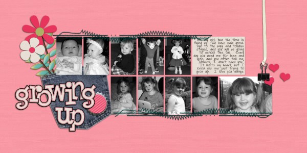 growing up