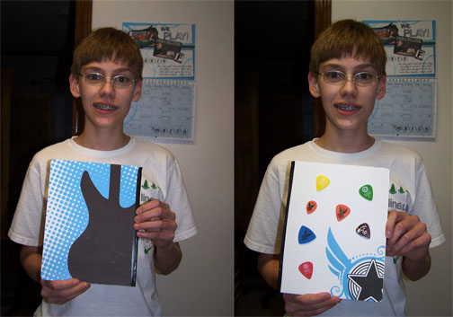 Guitar Book - My son's first hybrid project
