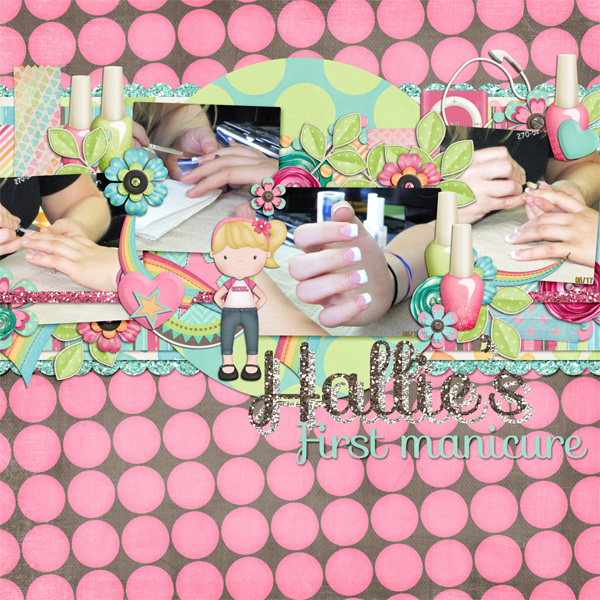 Hallie's First Manicure 2012