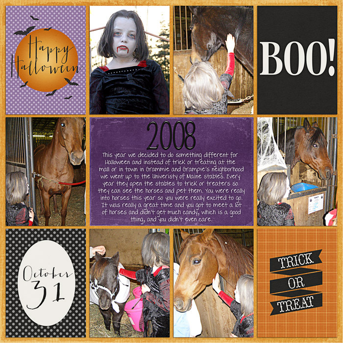 Halloween - 4 cards challenge