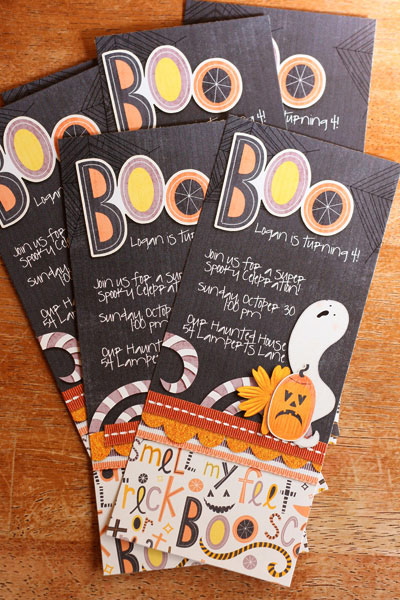 Halloween Birthday Invites