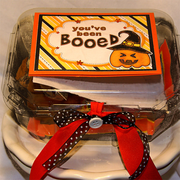 Halloween Boo Gift Outside