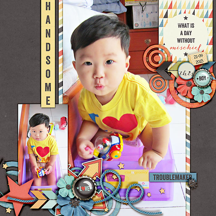 Handsome troublemaker