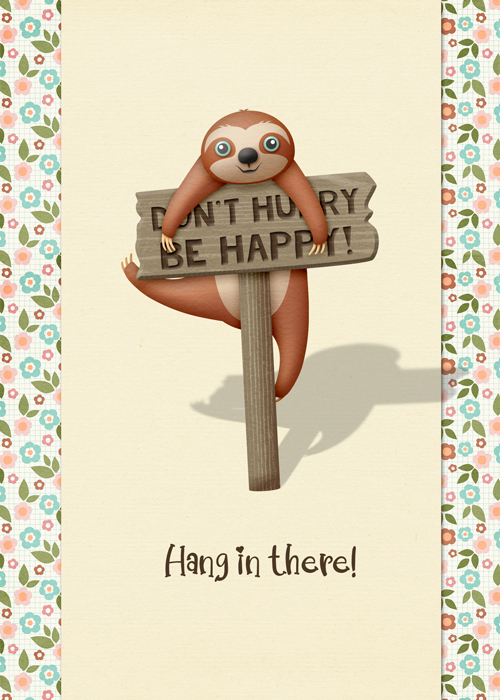 Hang In There Card
