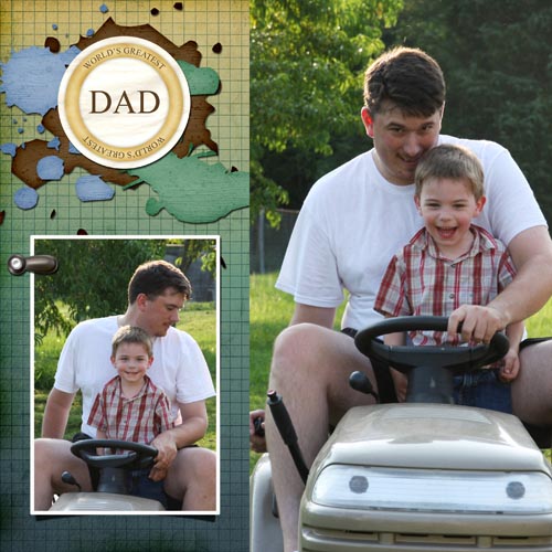 hanging with dad
