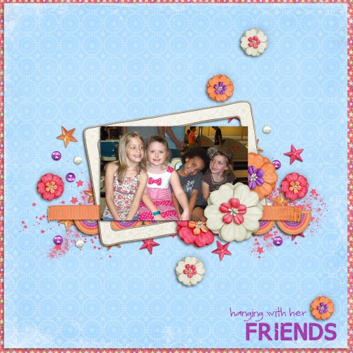 Hanging with her Friends