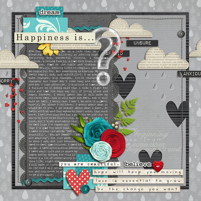 Happiness is...?