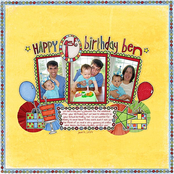 Happy 1st Birthday Ben