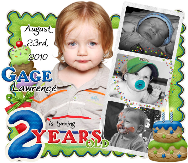 Happy 2nd Birthday Gage