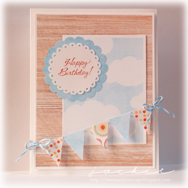 Happy Birthday Banner Card {hybrid}