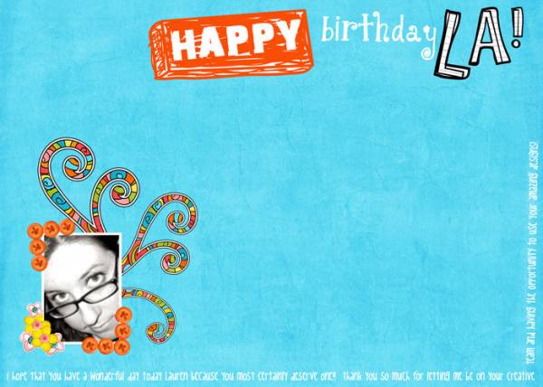 Happy Birthday La!!!