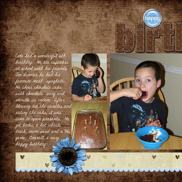 Happy Birthday left side