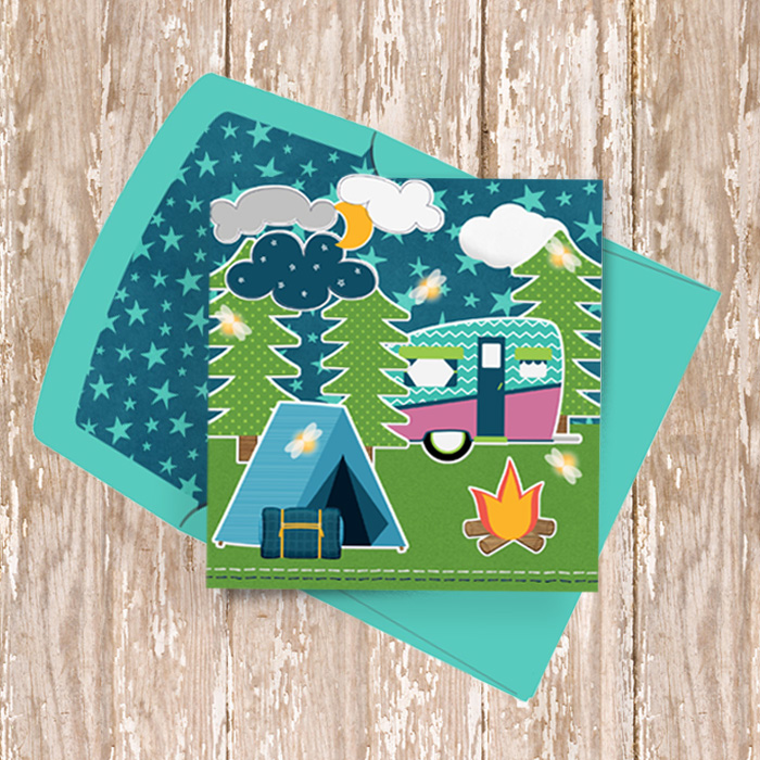 Happy Camper card