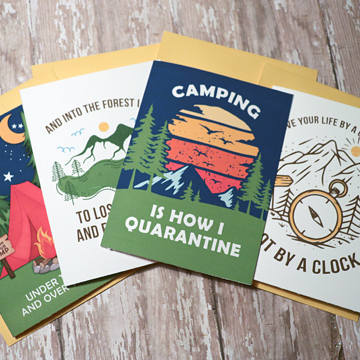 Happy Camper cards