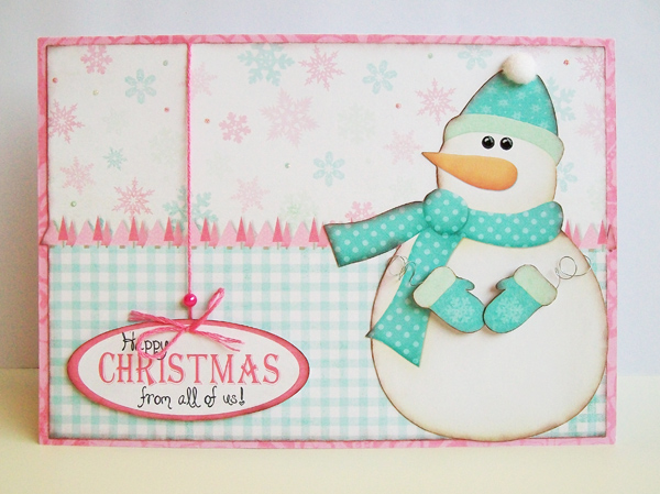 Happy Christmas snowman