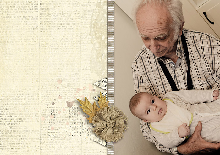 Happy great-grandfather