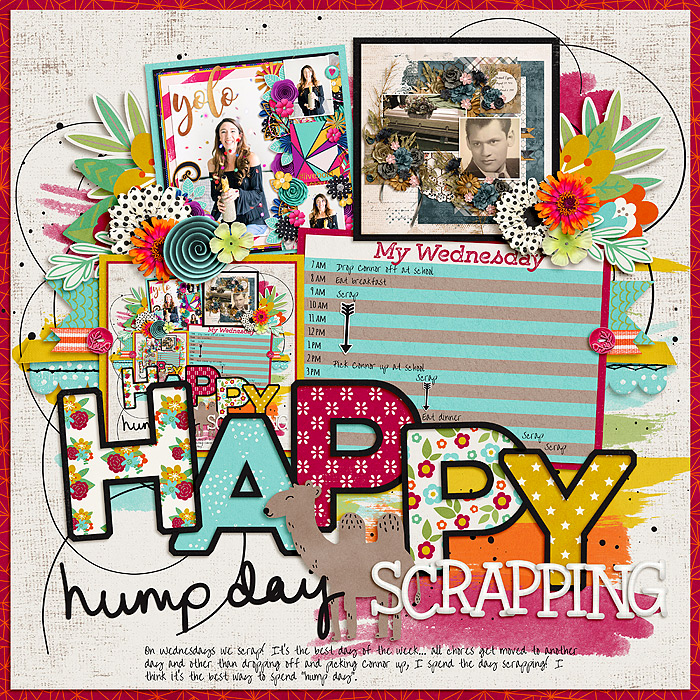 happy hump day scrapping