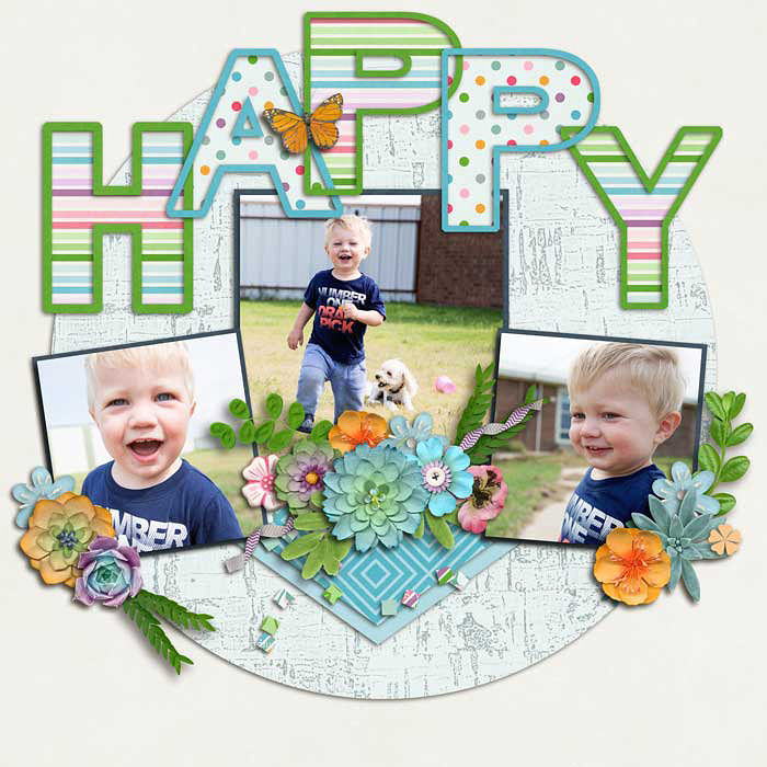 Happy (left)