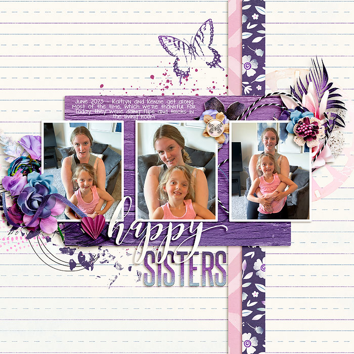 Happy sisters