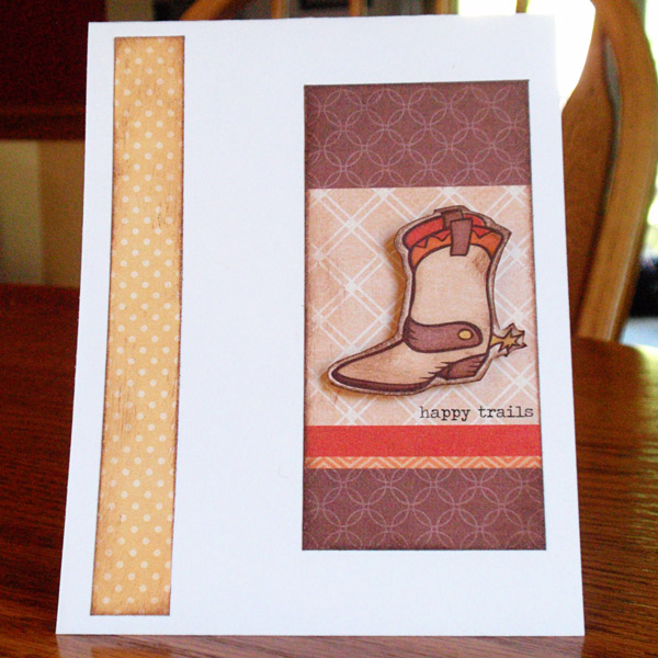 Happy Trails Card {hybrid}